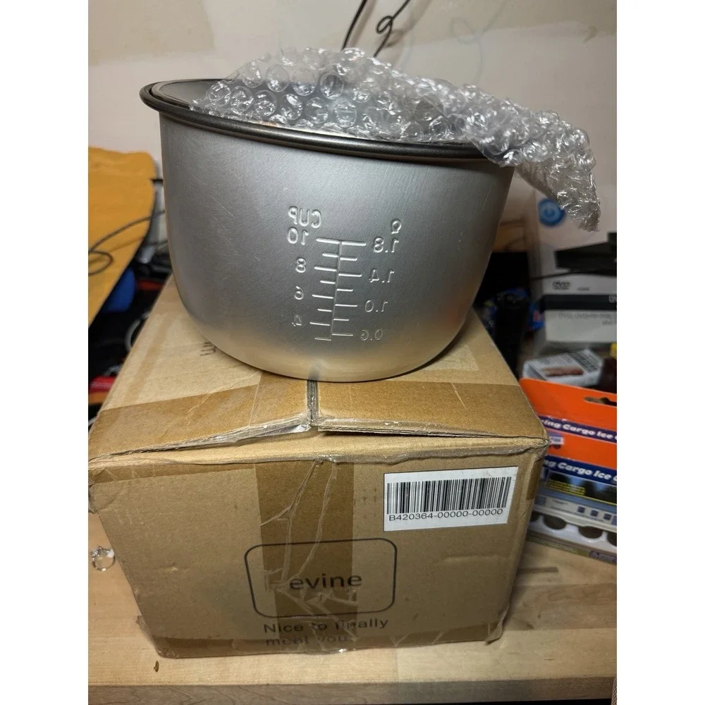 Cook's Companion Rice Cooker Pot & Glass Lid‎ Replacement – New